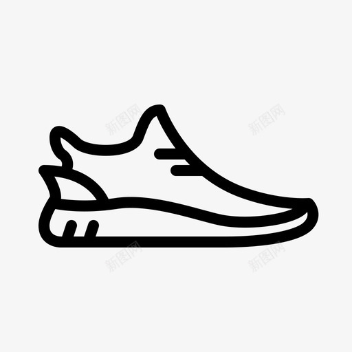 休闲鞋时尚鞋类图标svg_新图网 https://ixintu.com 休闲鞋 时尚 鞋类