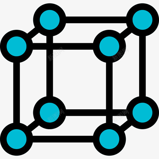 分子科学51线性颜色图标svg_新图网 https://ixintu.com 分子 科学51 线性颜色