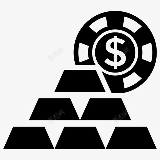 资产资本金库图标svg_新图网 https://ixintu.com 储蓄 投资 资产 资本 赌博等实体图标 金库