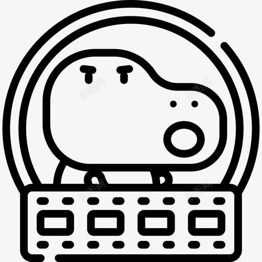电影恐龙化身场景3线性图标svg_新图网 https://ixintu.com 恐龙化身场景3 电影 线性