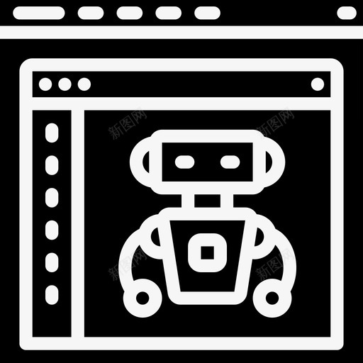 人工智能网络开发10填充图标svg_新图网 https://ixintu.com 人工智能 填充 网络开发10