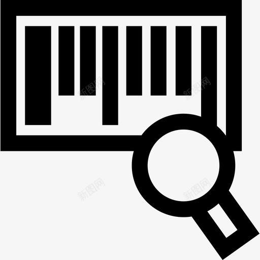 条形码购物36线性图标svg_新图网 https://ixintu.com 条形码 线性 购物36
