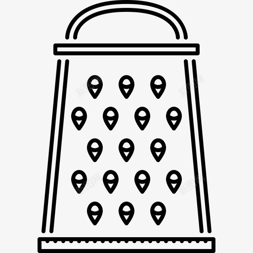 炉排厨房29线性图标svg_新图网 https://ixintu.com 厨房29 炉排 线性
