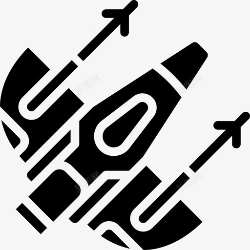 太空船49号空间填充图标svg_新图网 https://ixintu.com 49号空间 填充 太空船