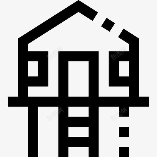 船舱建筑物和房地产直线型图标svg_新图网 https://ixintu.com 建筑物和房地产 直线型 船舱