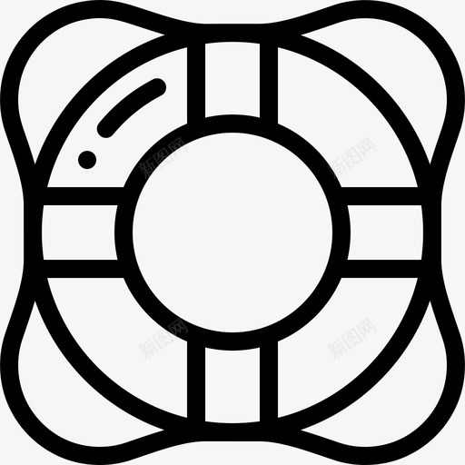 救生员海洋生物23直线型图标svg_新图网 https://ixintu.com 救生员 海洋生物23 直线型