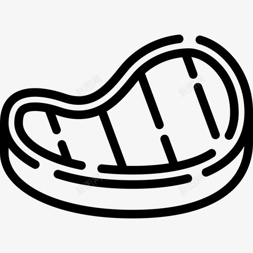牛排夏季食品饮料3线性图标svg_新图网 https://ixintu.com 夏季食品饮料3 牛排 线性