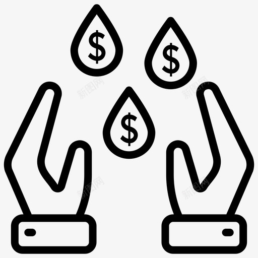 共同基金投资资金投资图标svg_新图网 https://ixintu.com 储蓄和投资线图标 共同基金 投资 投资回报 投资基金 投资资金