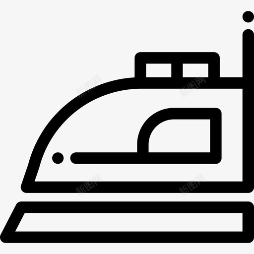 熨斗酒店3线性图标svg_新图网 https://ixintu.com 熨斗 线性 酒店3