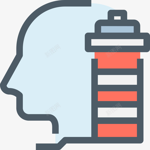 头脑人类思维13线性颜色图标svg_新图网 https://ixintu.com 人类思维13 头脑 线性颜色