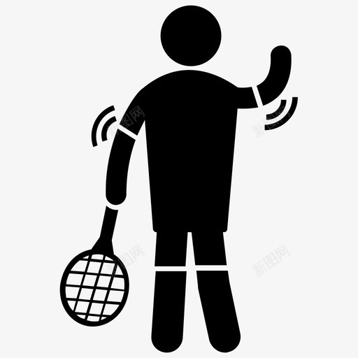 网球草地网球奥林匹克运动会图标svg_新图网 https://ixintu.com 夏季奥运会 奥林匹克运动会 奥运会标志符号 网球 网球服务 草地网球