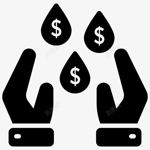 共同基金投资资金投资图标svg_新图网 https://ixintu.com 储蓄和投资字形图标 共同基金 投资 投资回报 投资基金 投资资金