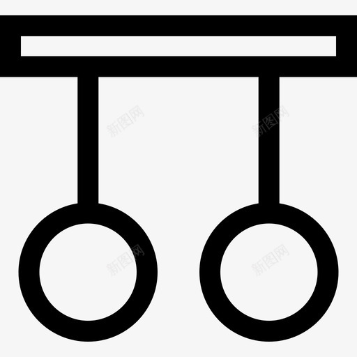 戒指健身器材8直线型图标svg_新图网 https://ixintu.com 健身器材8 戒指 直线型