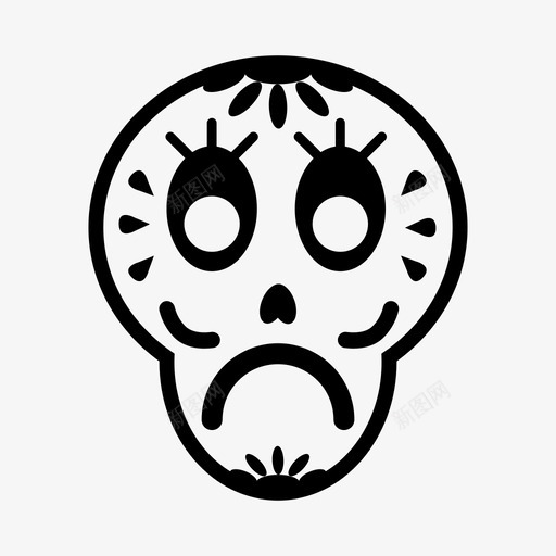现在是糖卡拉维拉头盖骨图标svg_新图网 https://ixintu.com 卡拉维拉 头盖骨 现在是糖