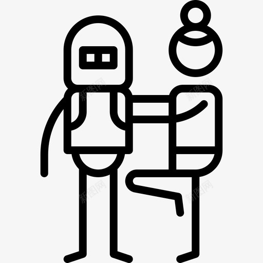 冲击武术直线图标svg_新图网 https://ixintu.com 冲击 武术 直线