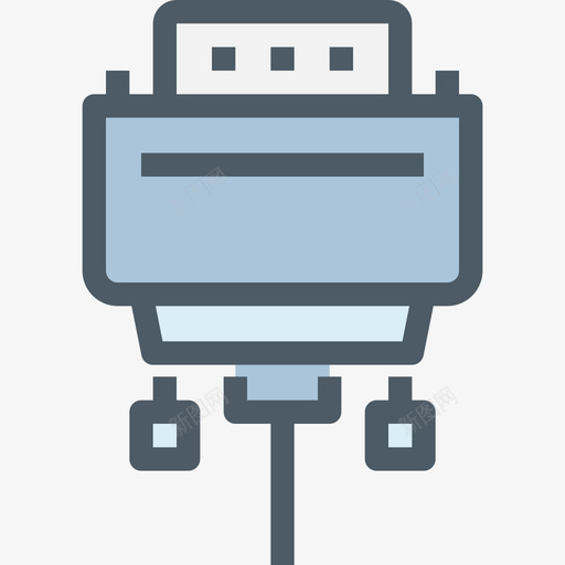 Hdmi计算机和硬件2线性颜色图标svg_新图网 https://ixintu.com Hdmi 线性颜色 计算机和硬件2
