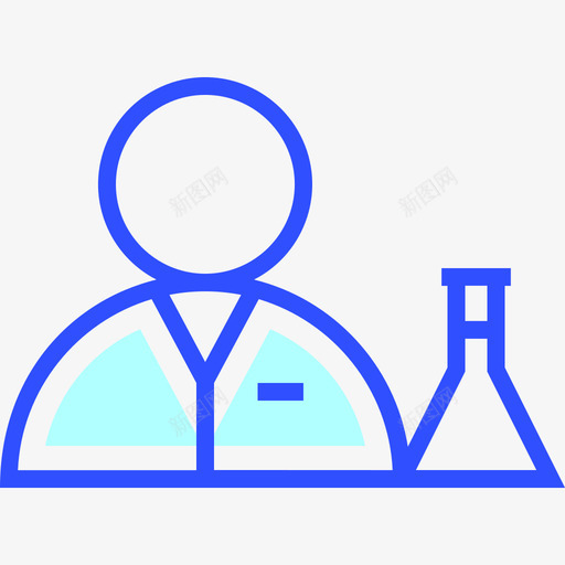 科学家教育学51线性颜色图标svg_新图网 https://ixintu.com 教育学51 科学家 线性颜色