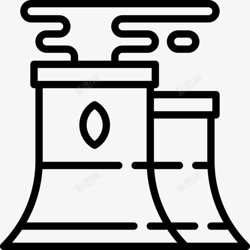核生态学98线性图标svg_新图网 https://ixintu.com 核 生态学98 线性