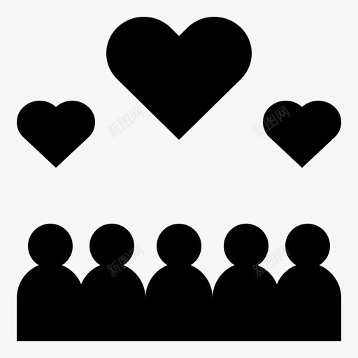 令人印象深刻疯狂心图标svg_新图网 https://ixintu.com 令人印象深刻 心 爱 疯狂 皇室 营销管理铭文