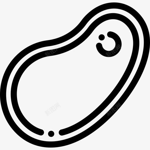牛排健康食品9直系图标svg_新图网 https://ixintu.com 健康食品9 牛排 直系