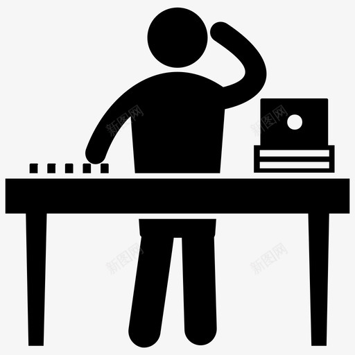 磁盘骑师dj集键盘音乐图标svg_新图网 https://ixintu.com dj集 俱乐部音乐家 派对dj 磁盘骑师 键盘音乐 音乐家人类字形图标