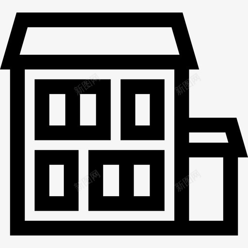 入口不动产8直线图标svg_新图网 https://ixintu.com 不动产8 入口 直线