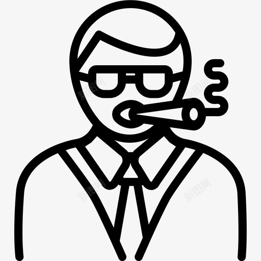 老板经理主人图标svg_新图网 https://ixintu.com 主人 经理 老板