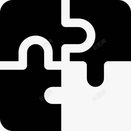 拼图游戏11填充图标svg_新图网 https://ixintu.com 填充 拼图 游戏11