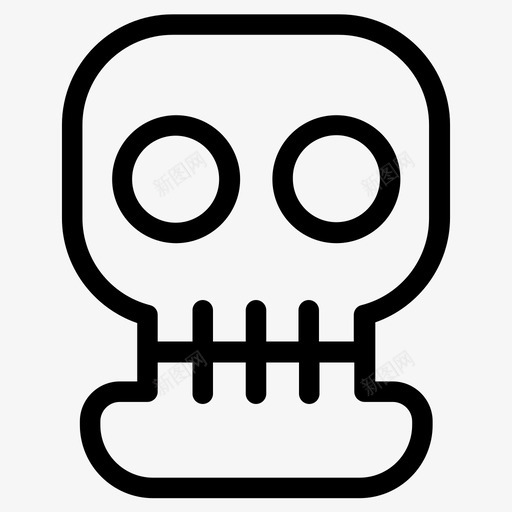骷髅鬼秋天第二卷图标svg_新图网 https://ixintu.com 秋天第二卷 骷髅 鬼