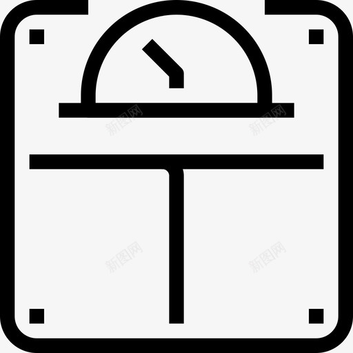 规模健康和健康3线性图标svg_新图网 https://ixintu.com 健康和健康3 线性 规模