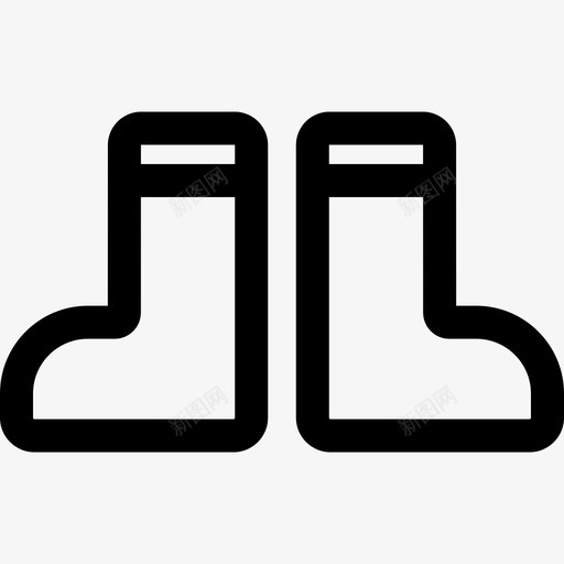 长靴钓鱼6直纹图标svg_新图网 https://ixintu.com 直纹 钓鱼6 长靴