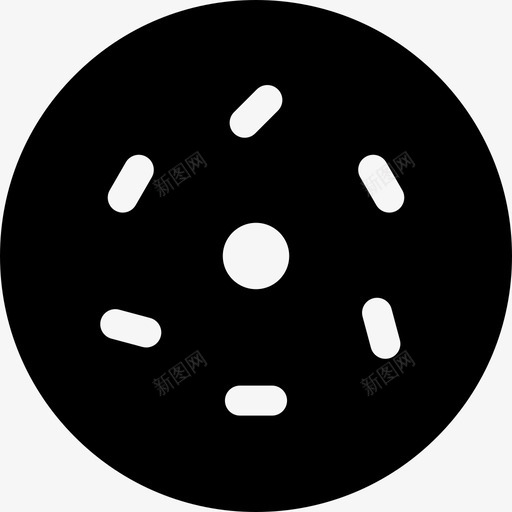 甜甜圈快餐31填充图标svg_新图网 https://ixintu.com 填充 快餐31 甜甜圈