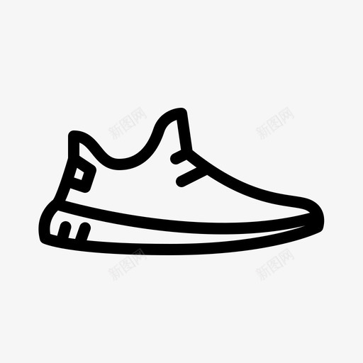 休闲鞋时尚鞋类图标svg_新图网 https://ixintu.com 休闲鞋 时尚 鞋类