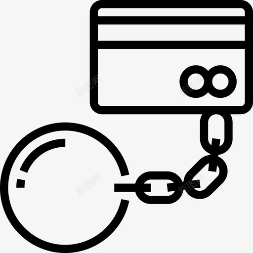 信用卡无现金社会2直系图标svg_新图网 https://ixintu.com 信用卡 无现金社会2 直系