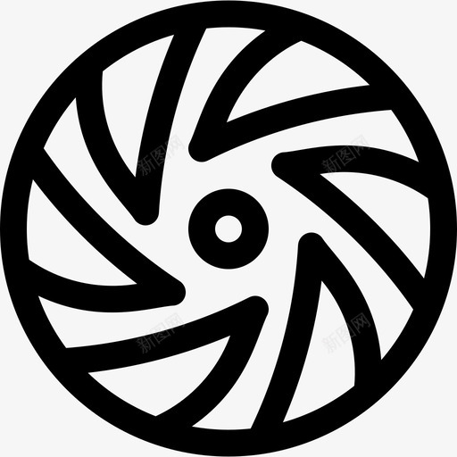 飞盘宠物店20直线型图标svg_新图网 https://ixintu.com 宠物店20 直线型 飞盘