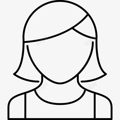 女人人民直系人图标svg_新图网 https://ixintu.com 人民 女人 直系人