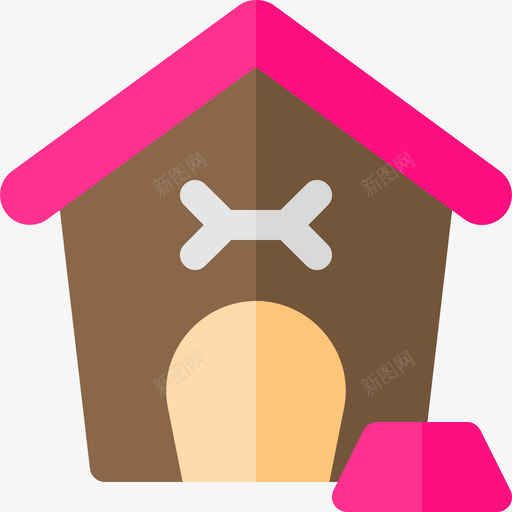 宠物屋宠物店18号公寓图标svg_新图网 https://ixintu.com 公寓 宠物屋 宠物店18号