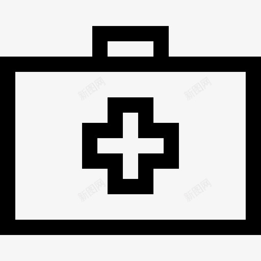 急救箱兽医线性图标svg_新图网 https://ixintu.com 兽医 急救箱 线性