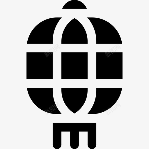 灯笼泰国4填充图标svg_新图网 https://ixintu.com 填充 泰国4 灯笼