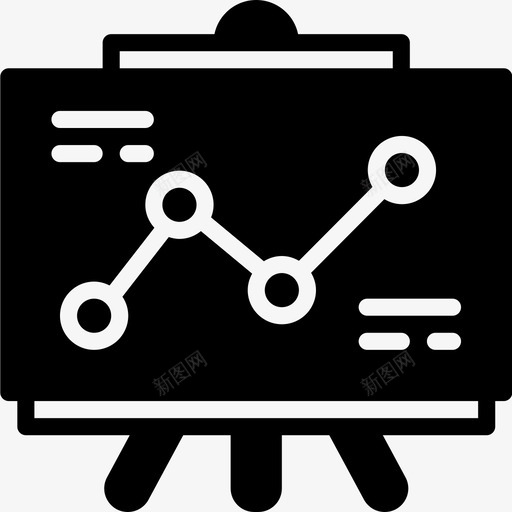 财务报表公司工作图标svg_新图网 https://ixintu.com 公司 办公室 工作 财务报表