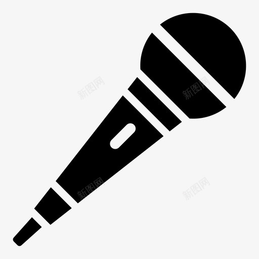 麦克风音频录音图标svg_新图网 https://ixintu.com 地线报警耳机刷子罗盘焦点咖啡 录音 语音 音频 麦克风