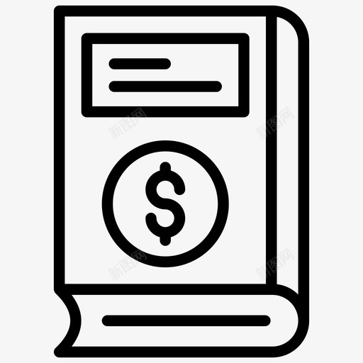 账簿簿记财务记录图标svg_新图网 https://ixintu.com 储蓄和投资行图标 分类帐 簿记 财务报表 财务记录 账簿