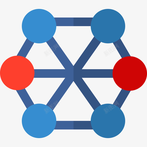 联系人际关系扁平化图标svg_新图网 https://ixintu.com 人际关系 扁平化 联系
