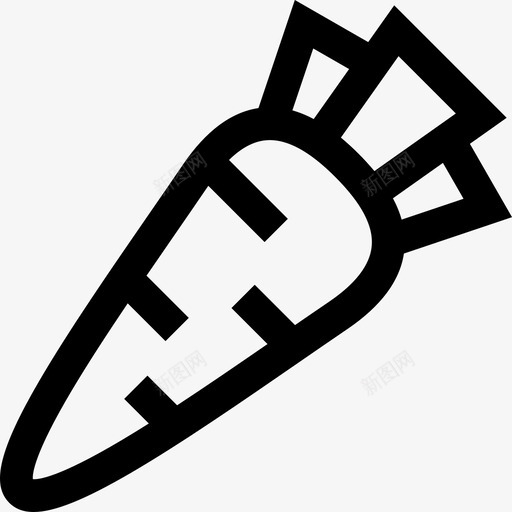 胡萝卜健康生活方式5直系图标svg_新图网 https://ixintu.com 健康生活方式5 直系 胡萝卜
