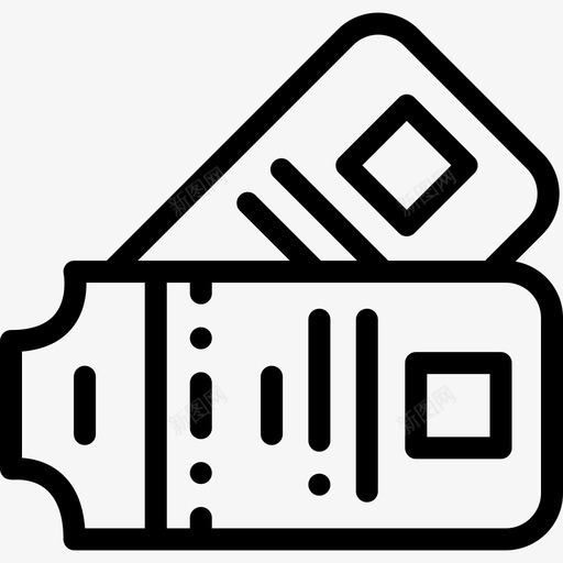 门票风景艺术13直线图标svg_新图网 https://ixintu.com 直线 门票 风景艺术13