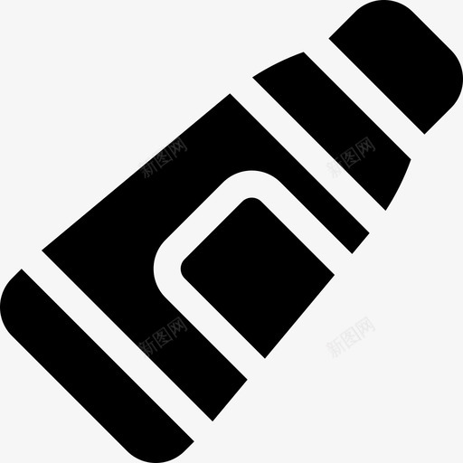 牙膏卫生6填充型图标svg_新图网 https://ixintu.com 卫生6 填充型 牙膏