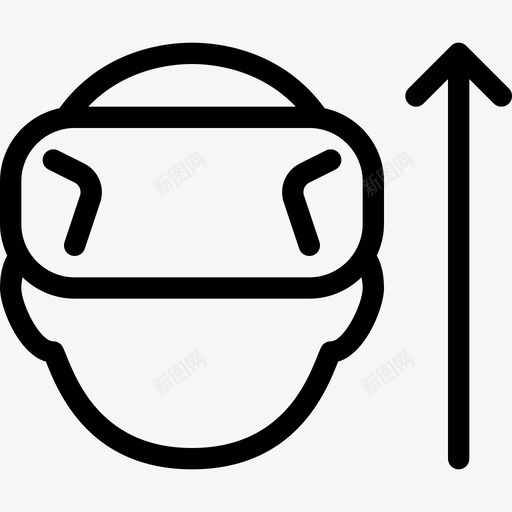 Ar眼镜虚拟现实19线性图标svg_新图网 https://ixintu.com Ar眼镜 线性 虚拟现实19