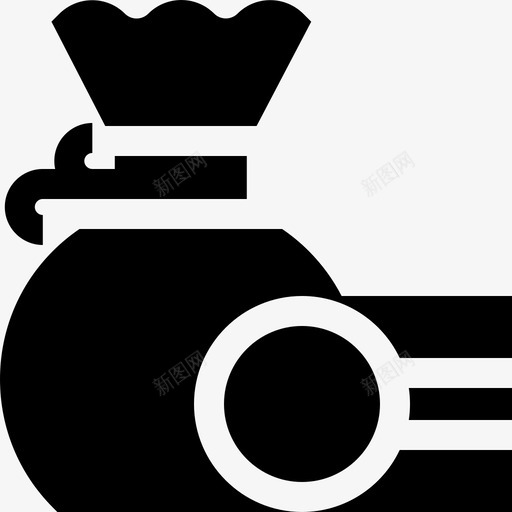 钱袋银行钱2装满了图标svg_新图网 https://ixintu.com 装满了 钱袋 银行钱2