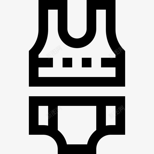 衣服身体和健康线性图标svg_新图网 https://ixintu.com 线性 衣服 身体和健康