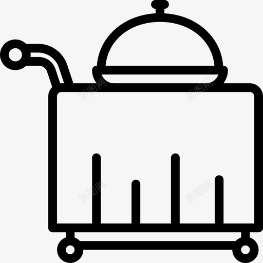 客房服务79号酒店直线式图标svg_新图网 https://ixintu.com 79号酒店 客房服务 直线式